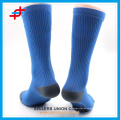 blaue dicke Sportsocken Kompression Herrensocken individuelles Logo